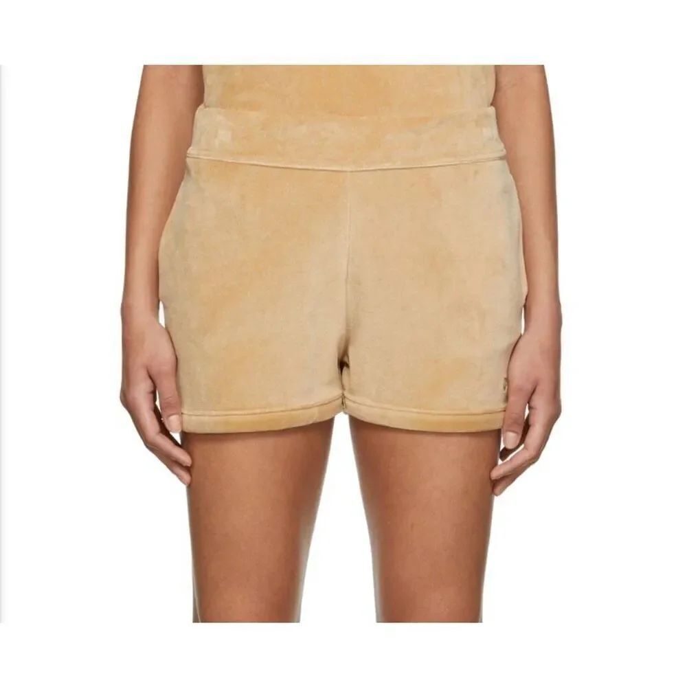 Loulou Studio beige Malake Shorts sz Small